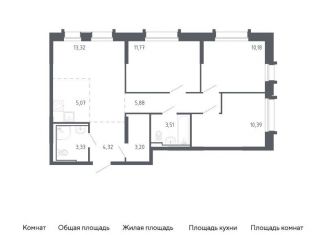 Продается 3-комнатная квартира, 71 м2, Владивосток, Ленинский район
