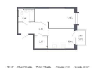 1-комнатная квартира на продажу, 37.1 м2, Владивосток