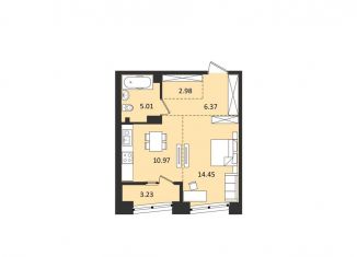Продается 1-комнатная квартира, 43 м2, Хабаровский край, Албанский переулок