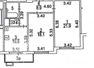 Продаю 2-комнатную квартиру, 58.9 м2, поселение Десёновское, Нововатутинский проспект, 13