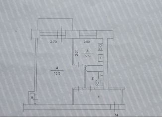 Продается 1-комнатная квартира, 30.2 м2, Томск, переулок Нахимова, 2