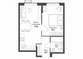 Продажа 1-ком. квартиры, 37.3 м2, Екатеринбург, Чкаловский район, улица Любви, 2