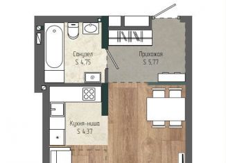 Продается 1-ком. квартира, 31.7 м2, Новокузнецк