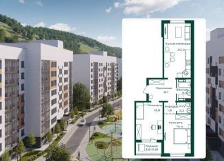 Продается 2-ком. квартира, 65.5 м2, село Майма, Алтайская улица, 2к2