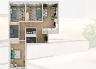 Продается 3-комнатная квартира, 78.8 м2, Курган