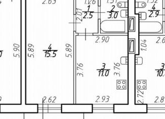 Продам однокомнатную квартиру, 33 м2, посёлок Шушары, Московское шоссе, 256к1, ЖК Вариант