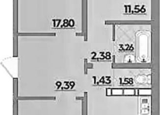 Продаю трехкомнатную квартиру, 82.5 м2, Ростов-на-Дону, улица Тимофеева, 20, ЖК Платовский