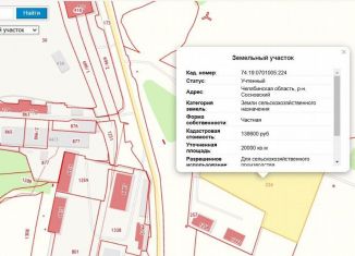 Участок на продажу, 200 сот., Челябинская область, Школьная улица