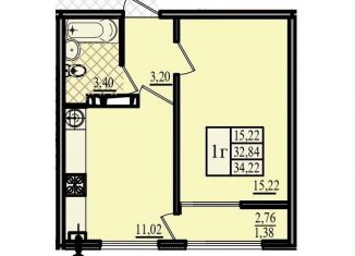 Продажа 1-ком. квартиры, 34.2 м2, Севастополь