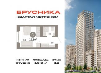 Продам квартиру студию, 16.3 м2, Москва, ВАО