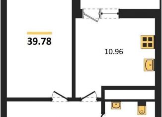 Продам 1-комнатную квартиру, 39.8 м2, Светлогорск
