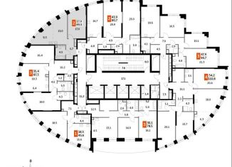 2-ком. квартира на продажу, 49.5 м2, Москва, СЗАО, жилой комплекс Сидней Сити, к2/2