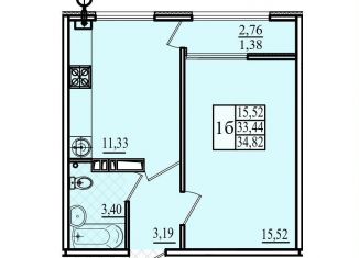 Продаю 1-ком. квартиру, 34.8 м2, Севастополь