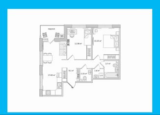 Продажа 2-комнатной квартиры, 64.2 м2, Санкт-Петербург, Приморский район, Плесецкая улица, 24