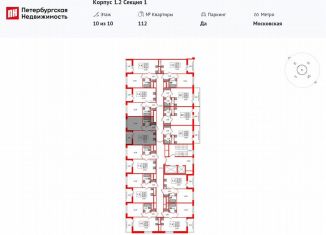Продам однокомнатную квартиру, 32.4 м2, Санкт-Петербург, 1-й Предпортовый проезд, 1