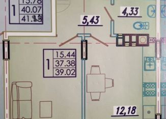 Продаю однокомнатную квартиру, 37.5 м2, Геленджик, улица Гоголя, 11Бк3