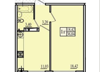 Продажа однокомнатной квартиры, 36 м2, Севастополь