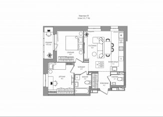 Продажа 3-комнатной квартиры, 60.6 м2, Чувашия, Водопроводная улица, 5