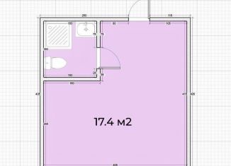 Продажа квартиры студии, 17.5 м2, Москва, район Люблино, Ставропольская улица, 76