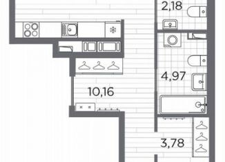 Продается двухкомнатная квартира, 75.7 м2, Санкт-Петербург, метро Горный институт