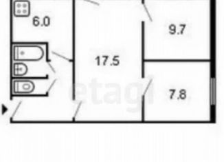 Продается 3-комнатная квартира, 49.4 м2, Каменск-Уральский, улица Механизаторов, 72