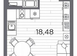 Продам квартиру студию, 28.3 м2, Санкт-Петербург, метро Горный институт