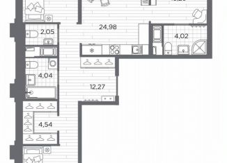 Продаю 3-ком. квартиру, 96.6 м2, Санкт-Петербург, метро Горный институт