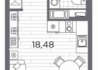 Продам квартиру студию, 27.7 м2, Санкт-Петербург, метро Горный институт