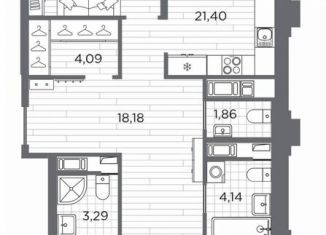 Продам 3-комнатную квартиру, 103.4 м2, Санкт-Петербург, метро Горный институт