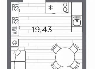 Продаю квартиру студию, 29.3 м2, Санкт-Петербург, метро Горный институт