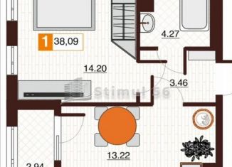 1-ком. квартира на продажу, 38.9 м2, Оренбург, Дзержинский район