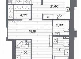 Продается 3-ком. квартира, 106.1 м2, Санкт-Петербург, метро Горный институт