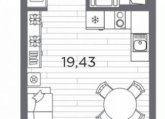 Продажа квартиры студии, 29.3 м2, Санкт-Петербург, метро Горный институт