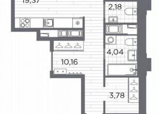 Продается 2-комнатная квартира, 74.8 м2, Санкт-Петербург, метро Горный институт