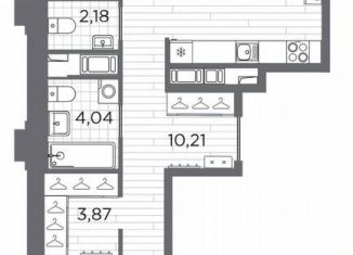 Двухкомнатная квартира на продажу, 74.8 м2, Санкт-Петербург, метро Горный институт