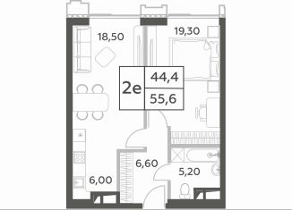 Продается 1-комнатная квартира, 54.8 м2, Москва, район Раменки, проспект Генерала Дорохова, вл1к1