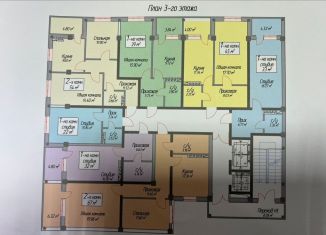Двухкомнатная квартира на продажу, 54 м2, Избербаш, улица П.И. Чайковского, 23