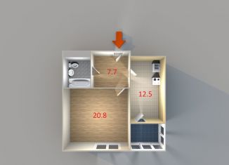 Продажа 1-ком. квартиры, 45 м2, Екатеринбург, улица Пехотинцев, 3к4, Железнодорожный район