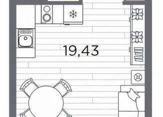 Продается квартира студия, 29.3 м2, Санкт-Петербург, метро Горный институт