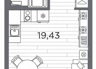 Продается квартира студия, 28.6 м2, Санкт-Петербург, метро Горный институт
