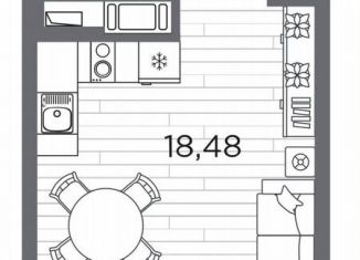 Продам квартиру студию, 28.3 м2, Санкт-Петербург, метро Горный институт