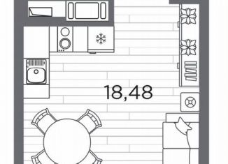 Квартира на продажу студия, 28.3 м2, Санкт-Петербург, метро Горный институт