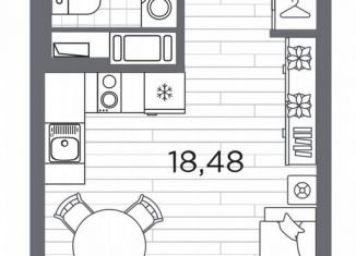 Продажа квартиры студии, 27.7 м2, Санкт-Петербург, метро Горный институт