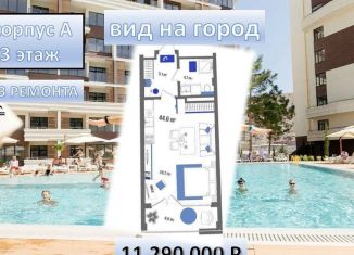 Продаю квартиру студию, 41.6 м2, Судак, Набережная улица, 75