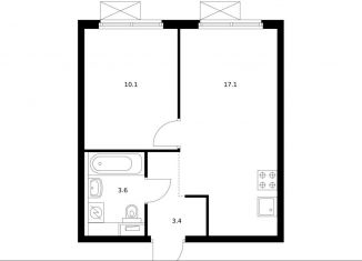Продажа однокомнатной квартиры, 34.2 м2, Москва, ЮЗАО