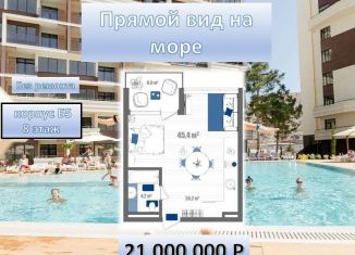 Продается 2-ком. квартира, 44 м2, Судак, Набережная улица, 75к6