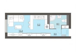 Продается квартира студия, 24.8 м2, Екатеринбург, Железнодорожный район