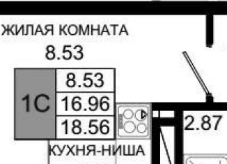 Продам квартиру студию, 18.6 м2, Ростов-на-Дону, Элеваторный переулок, 6/3, Октябрьский район