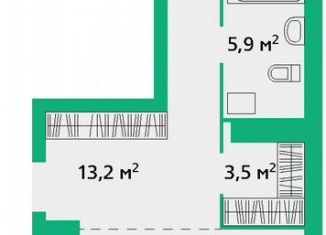 Продам двухкомнатную квартиру, 71.8 м2, Красноярск, улица Березина, 82В, ЖК Уютный Дом на Березина