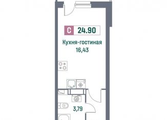 Продажа квартиры студии, 24.9 м2, Ленинградская область